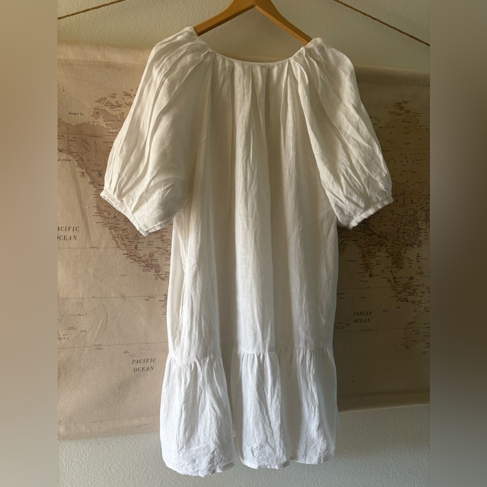 Brochu Walker Bree Dress 100% Linen Reversible - Picture 5 of 13